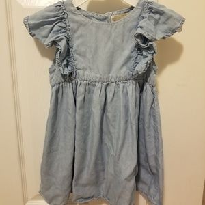 Size 3/4 Zara Baby Girl Jean dress